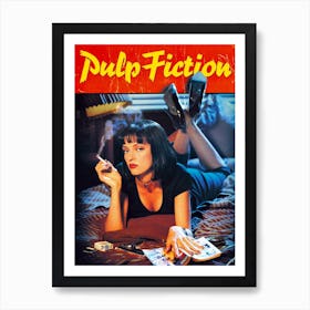 2559 Pulp Fiction Copy Fy Art Print
