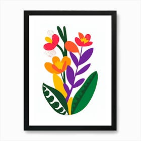 Colorful Flowers 12 Art Print