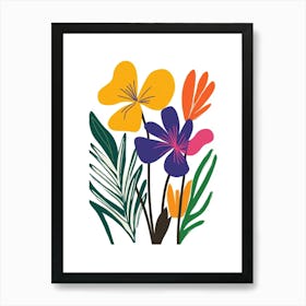 Tropical Flowers 5 Art Print