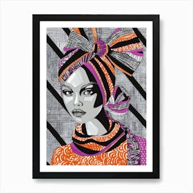 African Woman 225 Art Print