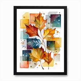 Autumn Leaves 4 Art Print