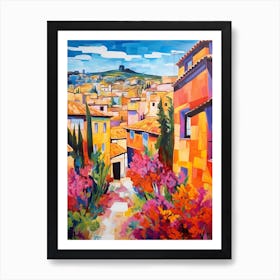 Granada Spain 3 Fauvist Painting Art Print