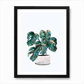 Monstera Plant Art Print