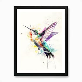 Hummingbird Canvas Print Art Print