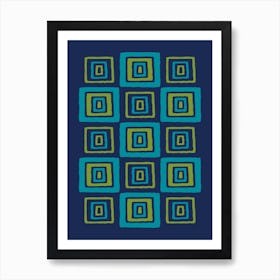 Geometric Abstraction/Boxed In 1 Art Print