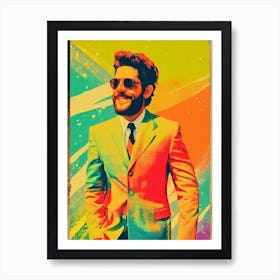 Thomas Rhett 2 Colourful Pop Art Art Print