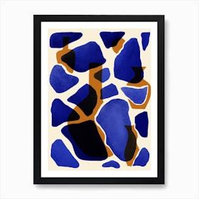 Blue Vases Art Print