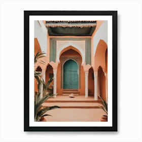 Doorway In Morocco Art Print