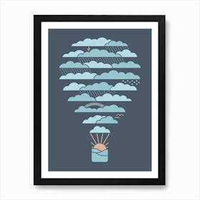 Weather Balloon Art Print