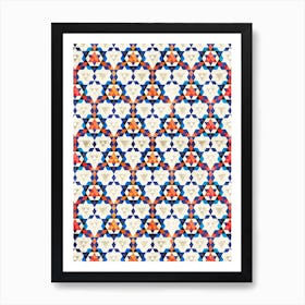 Bohemian Moroccan Pattern Art Print
