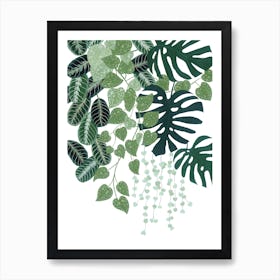 Urban Jungle No1 Botanical Painting Art Print