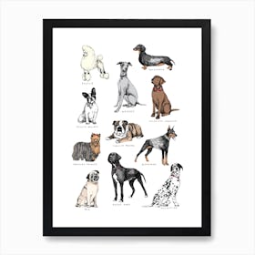 Dogs Art Print