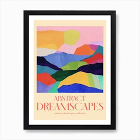 Abstract Dreamscapes Landscape Collection 77 Art Print