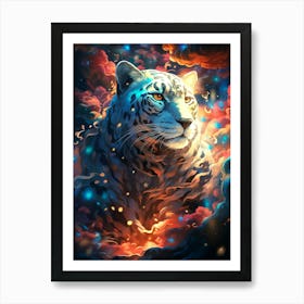 White Tiger Art Print