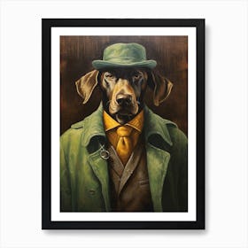 Gangster Dog Plott Hound 4 Art Print