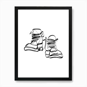 Pair Of Sneakers Art Print