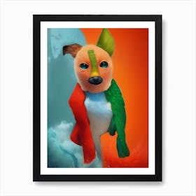 Harley the pup Art Print