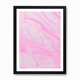 Pink Marble Texture 2 Art Print