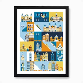 Amsterdam Pattern Art Print