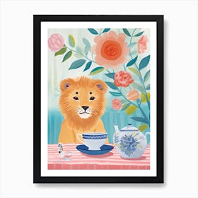 Animals Having Tea   Cat Kittens 8 Art Print