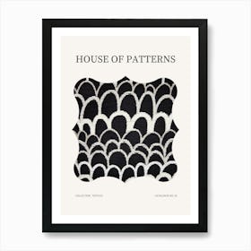 Textile Pattern Poster 26 Art Print