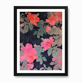 Great Japan Hokusai Japanese Floral 4 Art Print