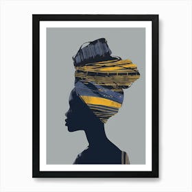 African Woman Canvas Print 5 Art Print