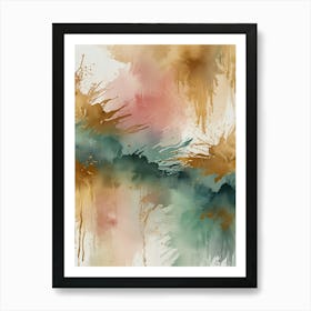 Abstract Watercolor Painting Art Print