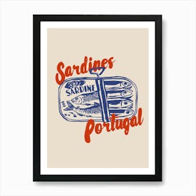 Boho Food 1 Sardines Portugal Poster