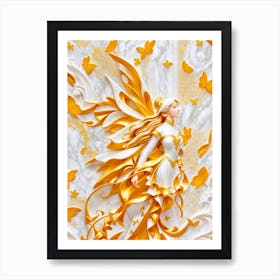 Golden Fairy 2 Art Print