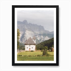 Church In The Mountains Art Print