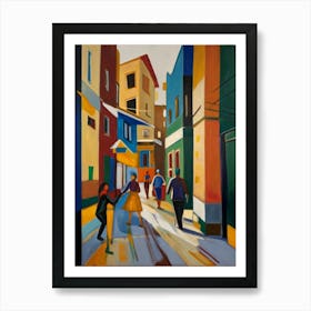 Street Scene Art Print