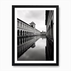 Mantua, Italy,  Black And White Analogue Photography  1 Art Print