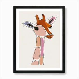 Giraffe 74 Art Print