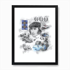 Jackie Stewart Art Print