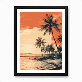 Bantayan Island Beach Philippines At Sunset 1 Art Print