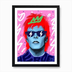 David Bowie Heroes Art Print