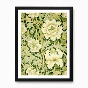 Wallpaper Floral Pattern 19 Art Print