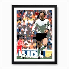 Franz Beckenbauer, Munchen, Munich, Print, Wall Art, Wall Print, Football, Soccer, Poster