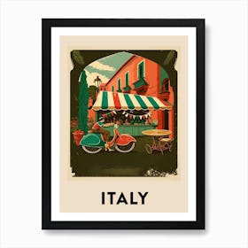 Italy 6 Vintage Travel Poster Art Print