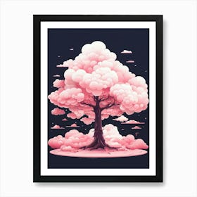 Cherry Blossom Tree Art Print