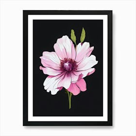 Pink Peony Flower 1 Art Print