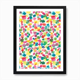 Abstract Spring Colorful Art Print