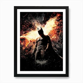 Batman The Dark Knight Rises Art Print