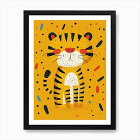 Yellow Bengal Tiger 4 Art Print