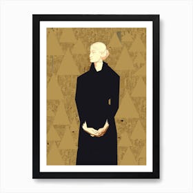 Maiden In Black Art Print