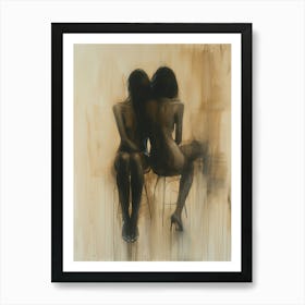 'Two Nudes' 1 Art Print