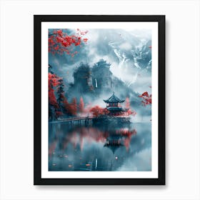 Chinese Pagoda 3 Art Print