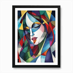 Abstract Of A Woman 2 Art Print