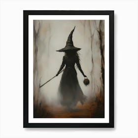 Witch In The Woods 2 Art Print